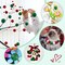 2" Jumbo Craft Pom Poms Assorted Colors – 8 Pack Large Soft Pom Poms for Kids Crafts, Classroom Projects & DIY Decorations